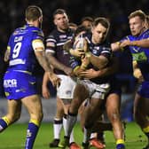 Richie Myler made his first appearance for Leeds in the opening game of the 2018 Super League season, away to one of his former clubs Warrington. Picture by Jonathan Gawthorpe.