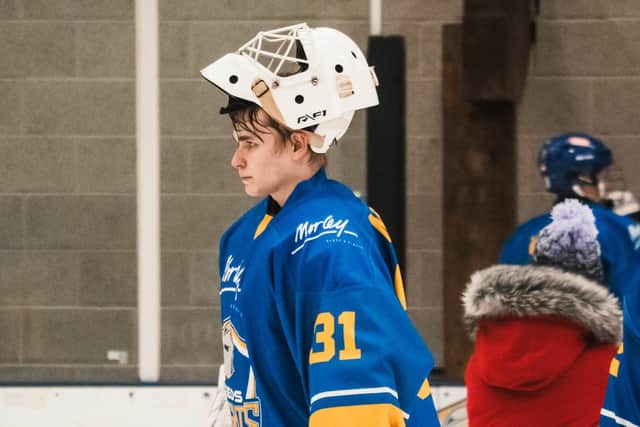 BEST OF BOTH WORLDS: Dan Norton will form one half of a new netminding tandem operating at Leeds Knights alongside No 1 goalie, Sam Gospel. Picture: Robert Halls/Knights Media.