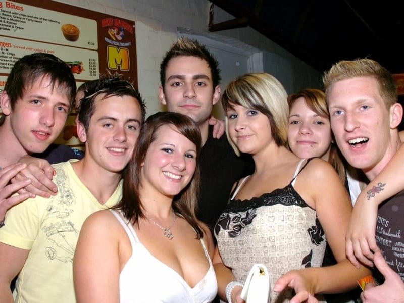 Macca, Laura, Laura, Pilch, Sam, Joycey and Laura.