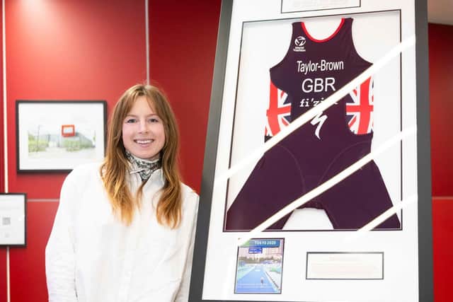 Georgia Taylor-Brown at Leeds Beckett Hall of Fame