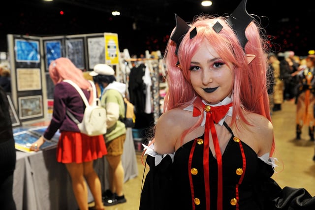 Elle Clements, 14, came as Krul Tepes of the popular Anime series.