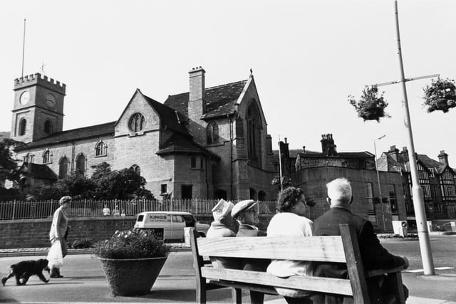 An autumn day in the town in September 1973.