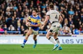 Brodie Croft made a game-saving tackle for Leeds Rhinos against Hull FC. .Picture by Alex Whitehead/SWpix.com.