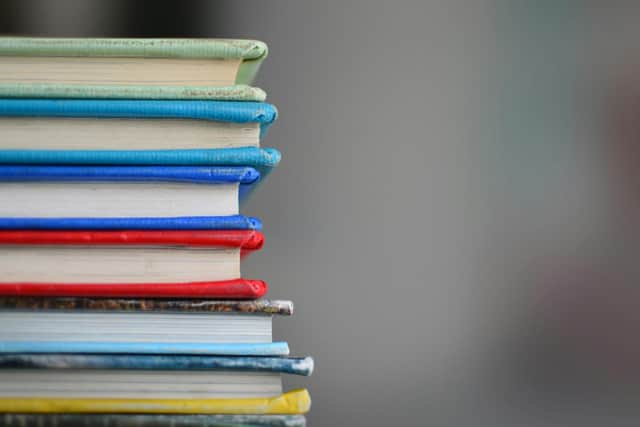 Photo of books.