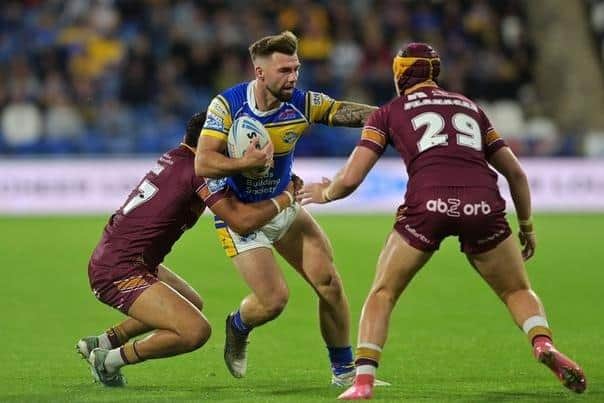 Andy Ackers made his final appearance for Leeds Rhinos in last August's 26-0 win at Huddersfield Giants. Picture by Jonathan Gawthorpe.