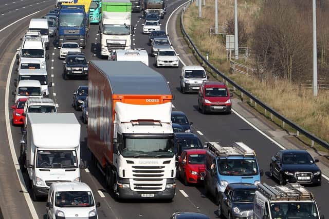 Drivers on the M62 face severe delays this evening following a central barrier crash between Junction 23 and Junction 22 near Huddersfield.