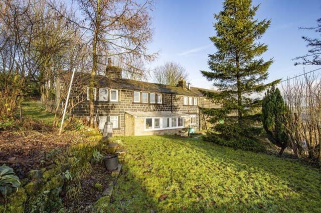 The character farmhouse has garden to three sides, with woodland adjoining, and lovely valley views.