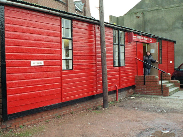 The Red Shed. Wakefield Labour Club in Vicarage Street South.