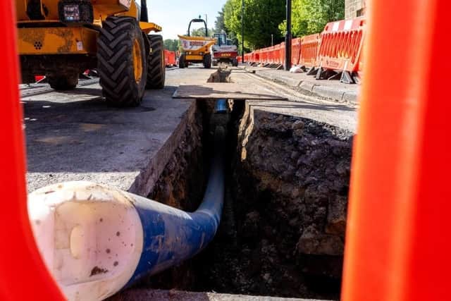 It is one of a number of mains replacement schemes taking place across the region as part of a £406m upgrade that will see Yorkshire Water replace over 1,000km of water mains across the region by 2030.