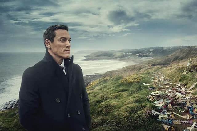 Luke Evans takes in the Pembrokeshire Coast Path in ITV's The Pembrokeshire Murders (Photo: ITV)