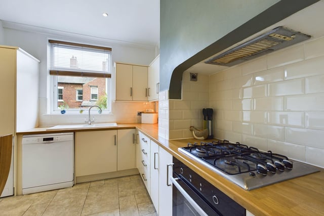 The home is equipped with underfloor heating in the kitchen, ensuring your comfort during those chilly mornings.