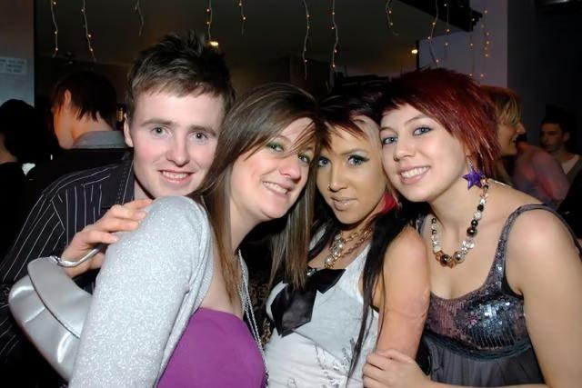 Steve, Cat, Alex and Shelley in Bedroom.