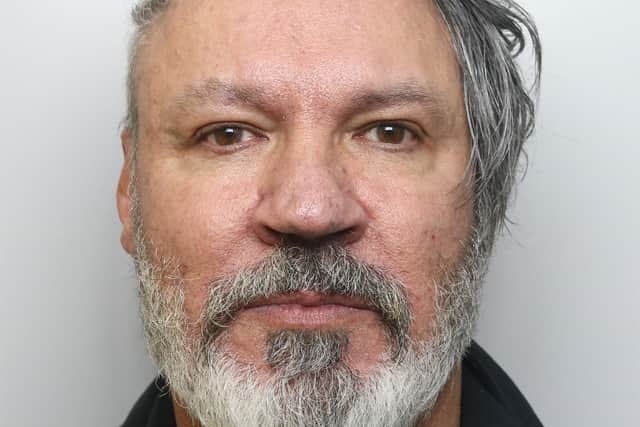 Terry James, 55, carried out multiple sex offences against people who used his laser hair removal business (Photo by West Yorkshire Police)