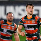 Hunslet RLFC's Billy Jowitt has been sidelined with a broken arm. Picture by Allan McKenzie/SWpix.com.