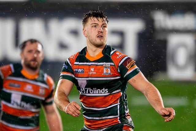 Hunslet RLFC's Billy Jowitt has been sidelined with a broken arm. Picture by Allan McKenzie/SWpix.com.