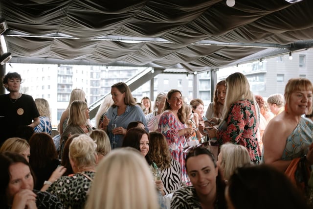 The event gathered more than 200 women, from the 'Friends of The Style Attic' Facebook group, at The Canary, Leeds Dock.