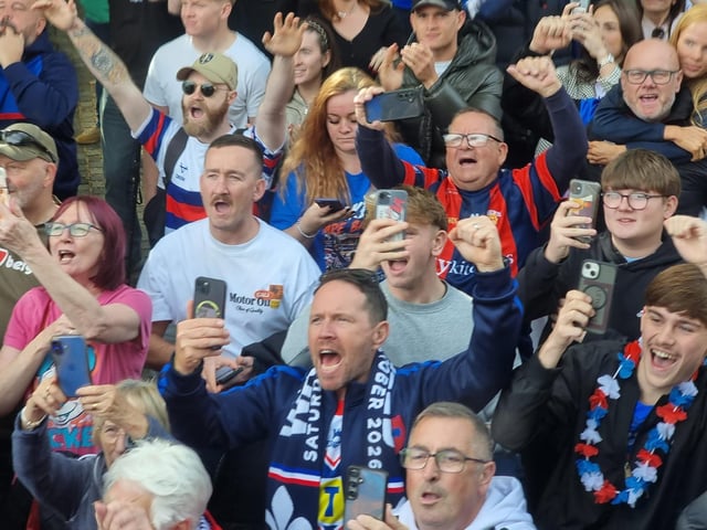 It was a day to remember for the fans.