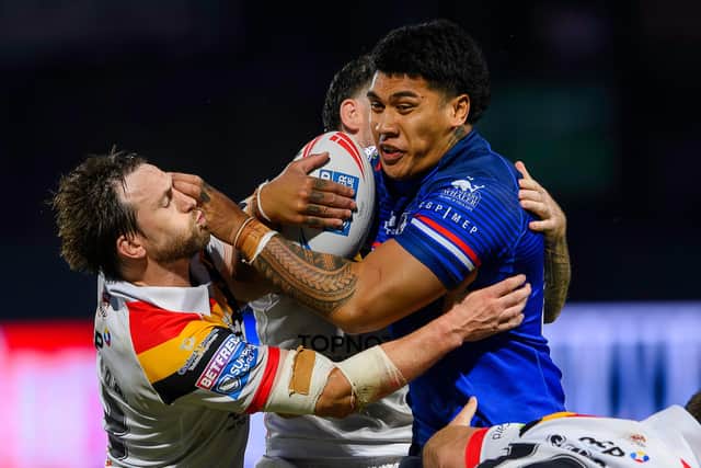 Wakefield Trinity's Tray Lolesio is unlikely to play again this season, coach Daryl Powell says. Picture by Allan McKenzie/SWpix.com.