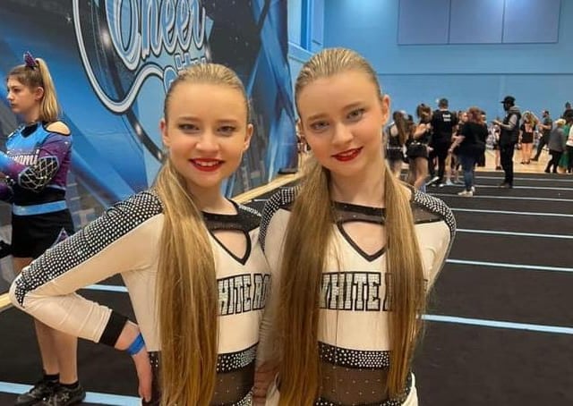 Sash Sash said: "My two Yorkshire White roses my identical twin daughters, Charlotte & Bronwyn."