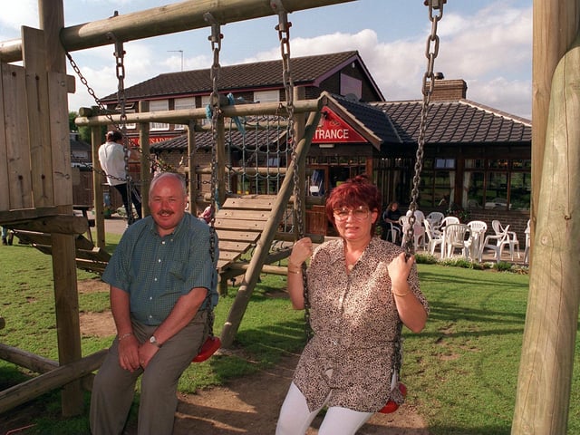 Do you remember Ian and Margaret Wright? They ran The Crusader pub. Pictured in July 1997.