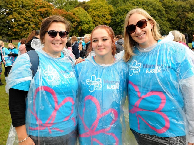 Vicky Otley, Maddie Otley and Danielle Heward are ready for the weather!