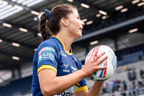 Elle Frain is back in Rhinos' squad after injury. Picture by Allan McKenzie/SWpix.com.