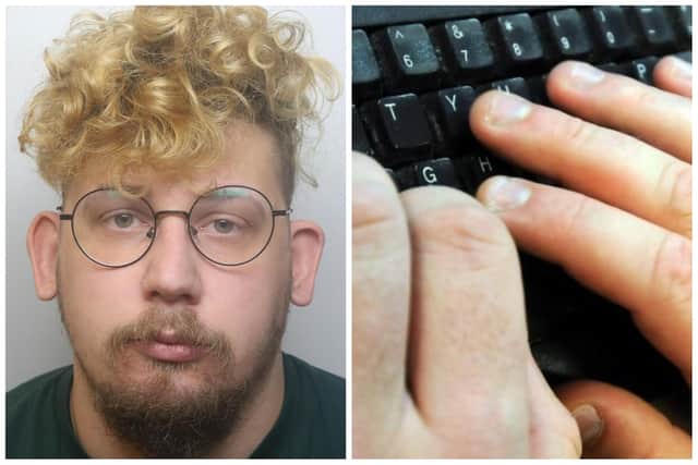 Joshua Mahoney was jailed after he was caught with sickening abuse images and video on his computer. (pics by WYP / National World)