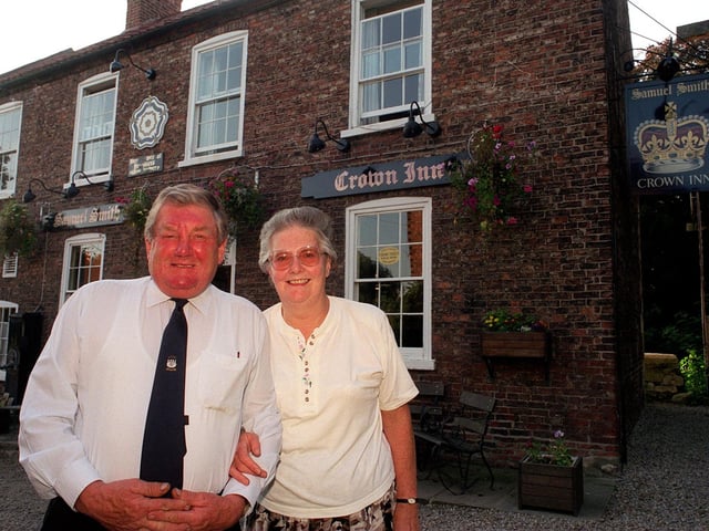 Do you remember Geoff and Angela Pears. They ran the The Crown Inn at Bolton Percy near Tadcaster. The couple are pictured in August 1997.