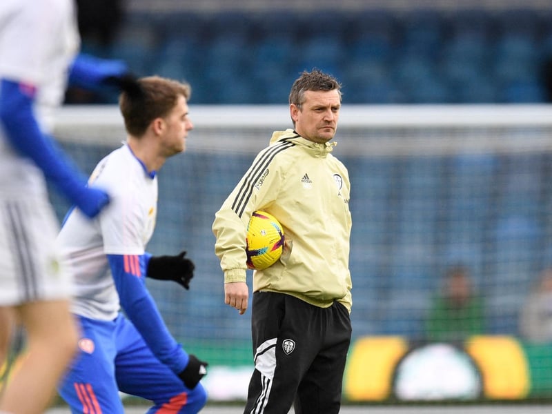 Any new coach will need to decide which members of staff he wants in his Leeds backroom team. Michael Skubala took on a first-team coaching role under Javi Gracia and now Sam Allardyce and is expected to stay at the club even if Allardyce and assistants Robbie Keane and Karl Robinson depart. There is the possibility Skubala returns to coach the Under-21 side with whom he enjoyed success this season, given current 21s lead coach Paco Gallardo was a Victor Orta hire. (Photo by OLI SCARFF/AFP via Getty Images)