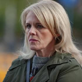 Sally Lindsay plays Donna, the Number One Fan of the title in Channel 5's new drama series (Picture: Clapperboard/Channel 5)