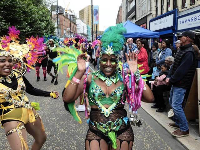 With steel-pan, soca and calypso, there was an explosion of music, dance, colourful costumes, and storytelling.