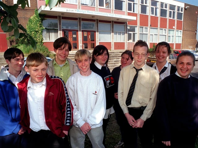 Do you remember any of these Year 5 pupils from Merlyn Rees High School? They were being encouraged to go into further education when this photo was taken in May 1999.