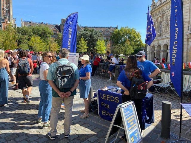 Leeds for Europe’s stall at Braderie de Lille was in the city’s Porte de Paris area.