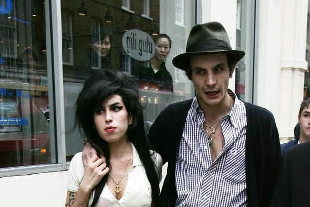 Singer Amy Winehouse and her husband Blake Fielder-Civil before their split. Picture: SWNS