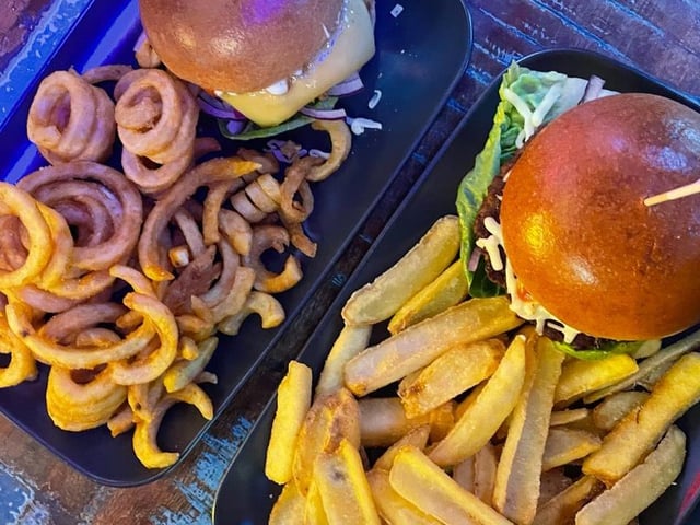Hooyah Burgers, in the city centre, is one of the best places in Leeds to grab a burger. It has a 4.7 star rating from 327 Google reviews and serves buttermilk chicken breast in sweet brioche buns, loaded fries and a range of sides including onion rings. Its 'build your own burger' offering starts at £9.99.
