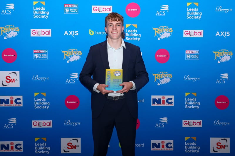 Stand-off Fergus McCormack was named Rhinos academy player of the year.