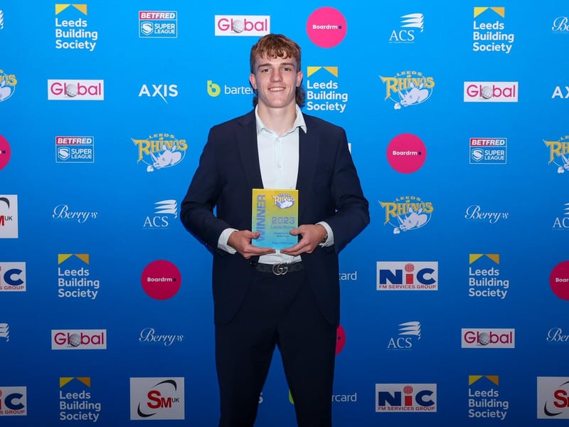 Stand-off Fergus McCormack was named Rhinos academy player of the year.