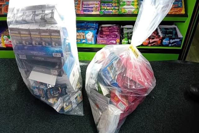 Cigarettes and tobacco among £14k of illegal products seized from city centre shops