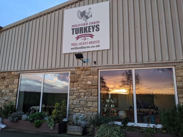 Milford Farm Turkeys, in Great N Road, has a rating of 4.8 stars from 30 Google reviews. It has been specialising in homegrown and hand-reared turkeys for the past six decades. The farm shop also sells alternative birds including chicken and duck.