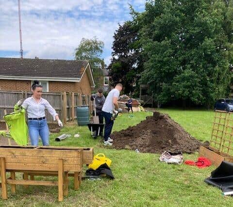 Lovell digs in to help create an edible garden at York Primary School