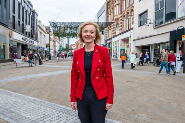 Liz Truss MP in Leeds last month as she visited the city for a leadership hustings event. Picture: James Hardisty