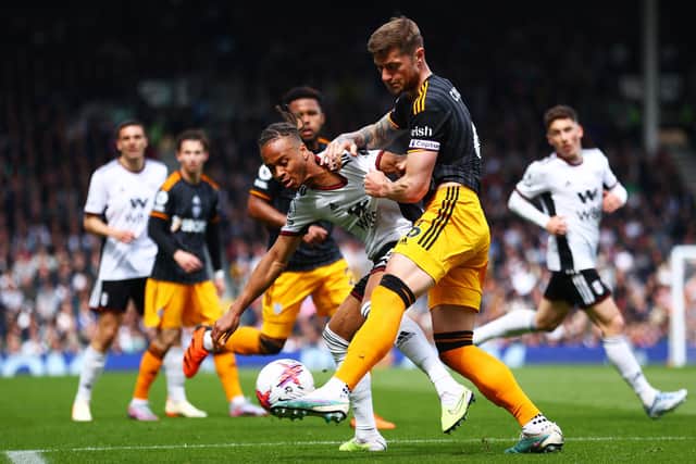 MESSAGE: To Leeds United's fans from Whites captain Liam Cooper, pictured on his return to action in Saturday's defeat at Fulham. Photo by Bryn Lennon/Getty Images.