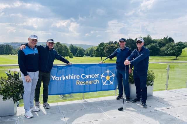 Neil Clark (2nd left) with members of the team from Brackenridge Hanson Tate