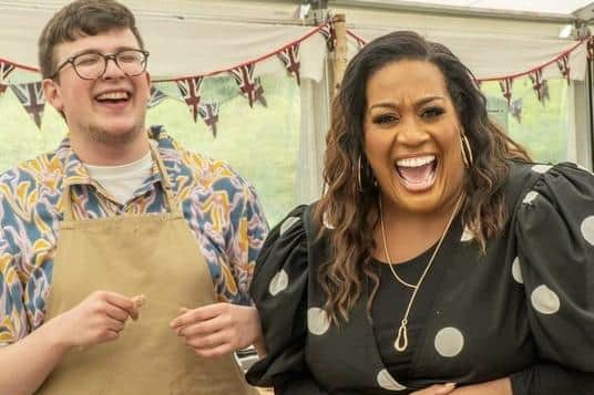 Rowan with GBBO's Alison Hammond