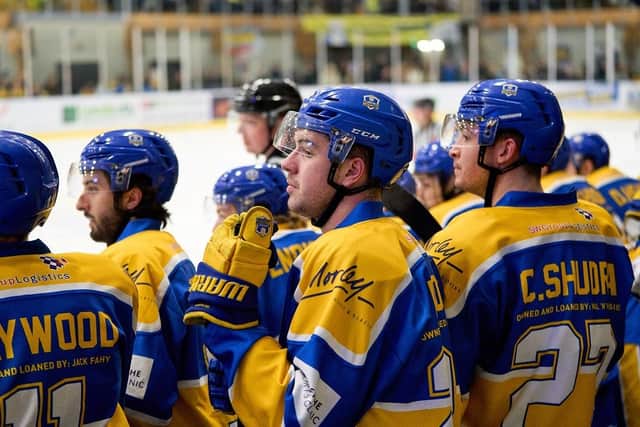 BRING IT ON: Sam Zajac says Leeds Knights' team spirit, togetherness and hunger to improve will stand them in good stead during the NIHL National title run-in. Picture: Phil Harrison.