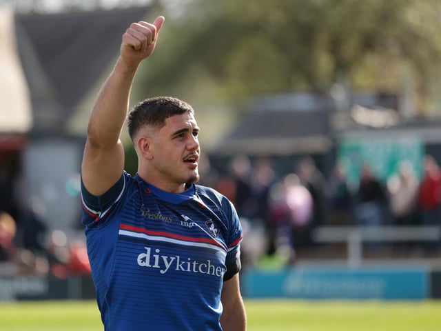 Grade A late contact on passer, one penalty point, total points 1.25 - no further action.