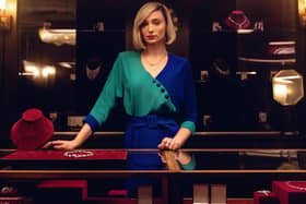 Sophie Turner stars as real-life criminal mastermind Joan Hannington a the new ITV drama series Joan (Picture: ITV)