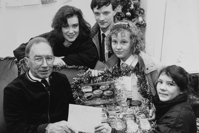 Christmas at Morley High School in December 1988.