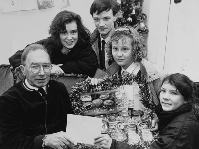 Christmas at Morley High School in December 1988.