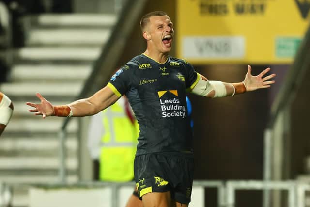 Ash Handley will be at full-back for Leeds Rhinos against Hull FC on Friday. Picture by Paul Currie/SWpix.com.